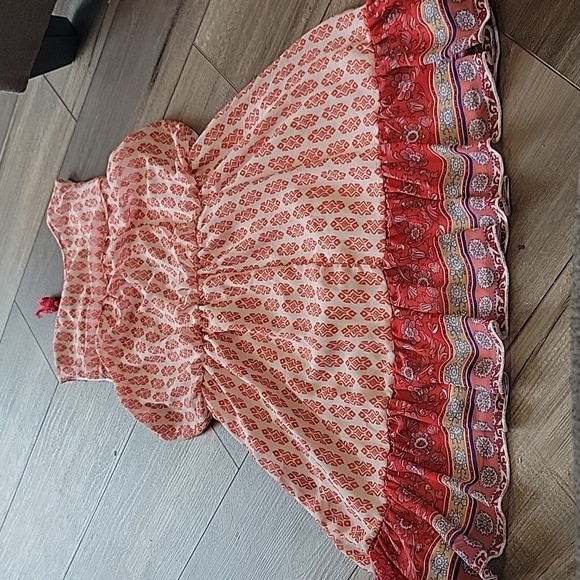 LILY ROSE DRESS PRETTY RED/ORANGE COLOR - Picture 6 of 6